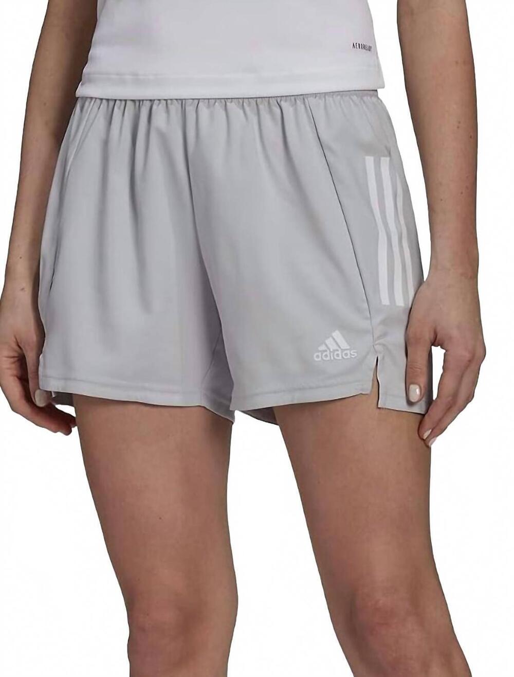 NEW ADIDAS condivo 21 shorts in team light grey/white